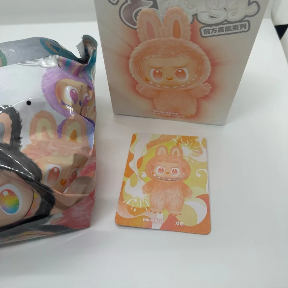 Pop Mart | Labubu Big Into Energy Confirmed Happiness Vinyl Plush Doll Open Box